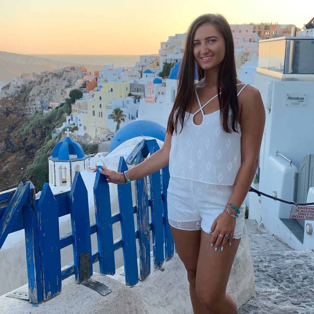 REVOLVE DOLCE VITA WHITE ROMPER